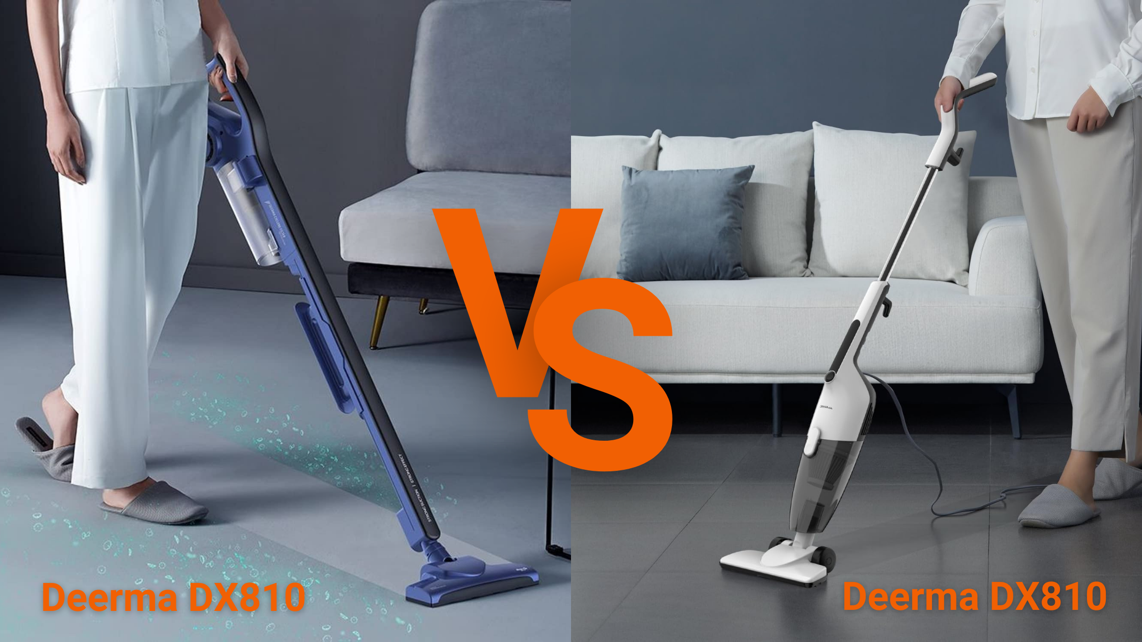 Best Portable Vacuum Cleaner in UAE 2025: Deerma DX810 vs. DX120C Comparison - ORRO HOME