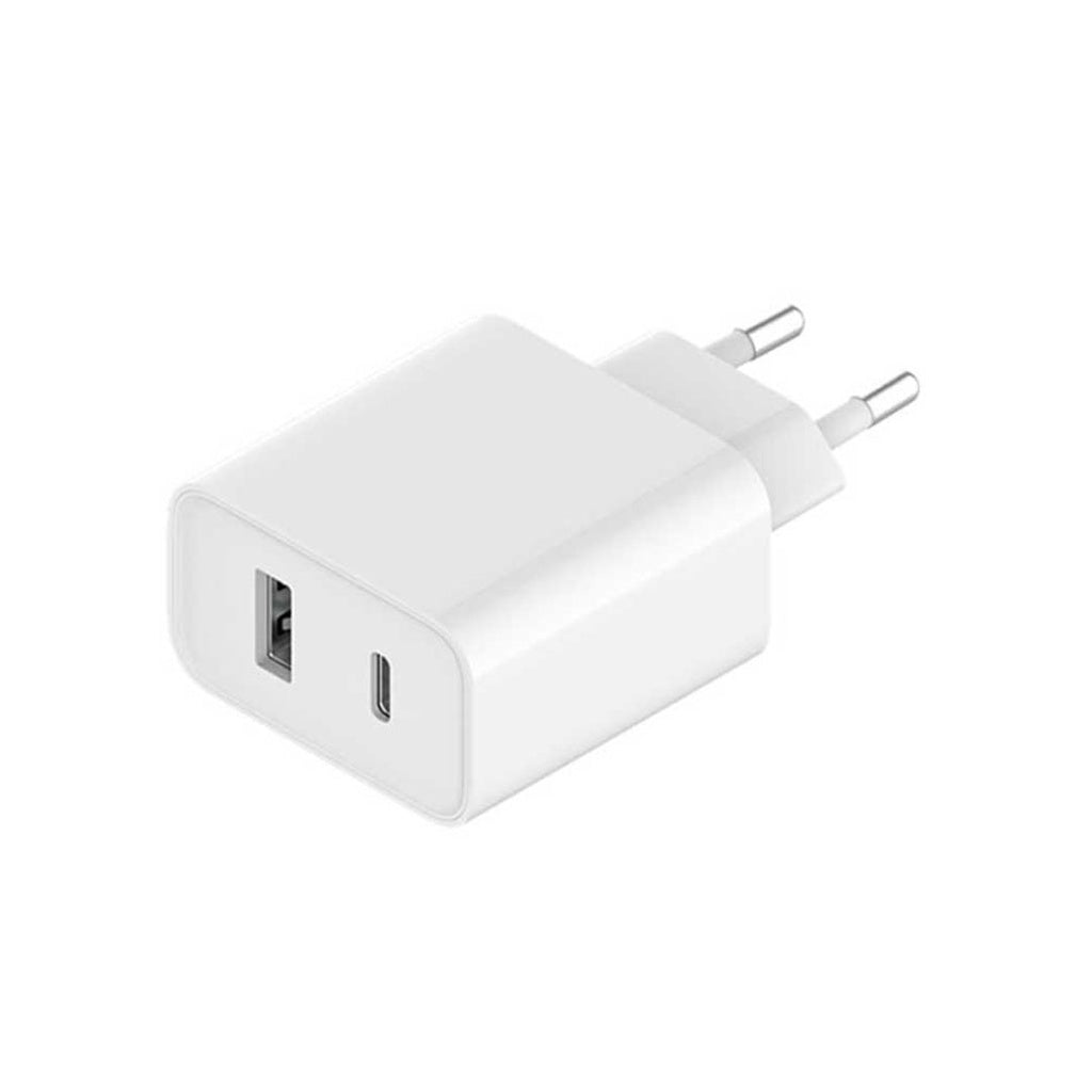 Xiaomi Mi 33W Wall Charger With Dual Port USB Type-A + USB Type-C - White