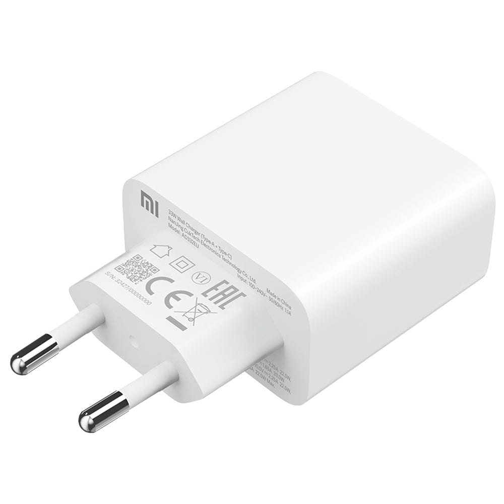 Xiaomi Mi 33W Wall Charger With Dual Port USB Type-A + USB Type-C - White