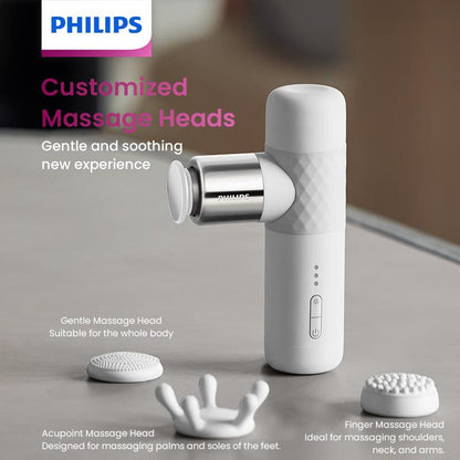 Philips mini fascia gun PPM3302G White