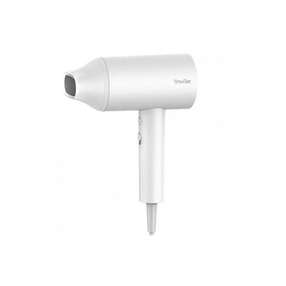 Xiaoshi Hair Dryer A1 EUW Hair Dryer With 1800W Motor, Concentration of Negative Ions for Fast, Frizz Drying Hair and Dual Temperature Control - White