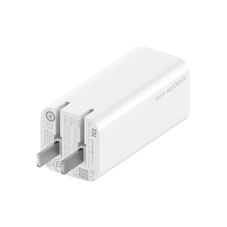 Xiaomi 65W GaN Charger 1A1C Fast Charging Adapter - White