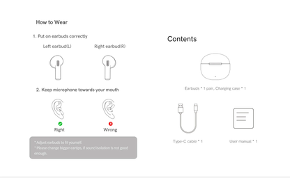 سماعات اذن لاسلكية QCY T20 Ailypods Bluetooth 5.3 مع مكالمات واضحة للغاية، وصلات بلوتوث 5.3، تحكم باللمس وعمر بطارية طويل - ابيض