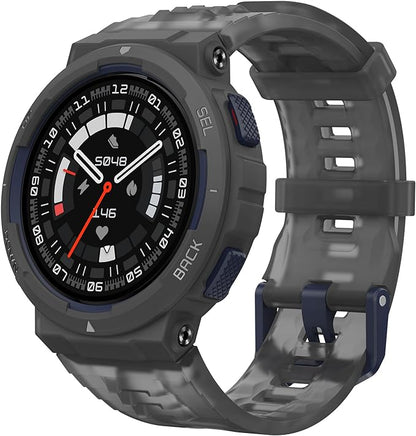 Amazfit Active Edge Smart Watch With Stylish Rugged Sport & Fitness Design - Grey