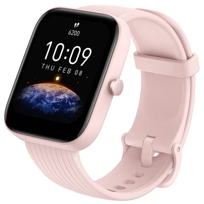 Amazfit BIP 3 Smart Watch 1.69-inch Large HD Display - Pink