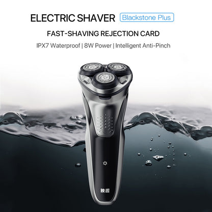 Enchen Blackstone Plus Cordless Electric Shaver 3D Floating Head - Silver