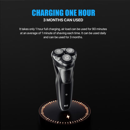 Enchen Blackstone Plus Cordless Electric Shaver 3D Floating Head - Silver