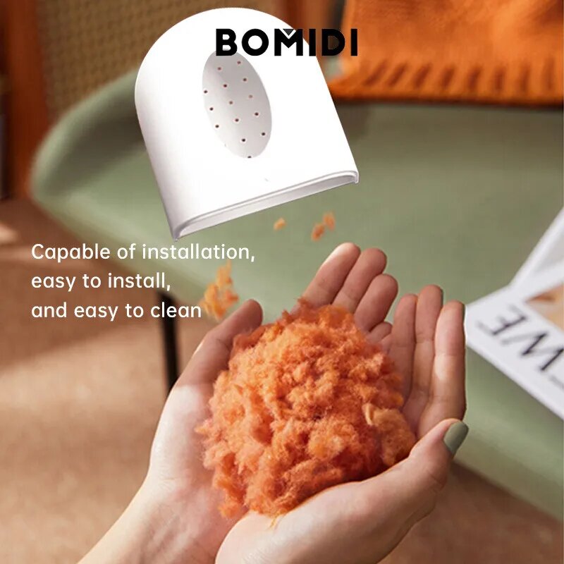 BOMIDI BMQ02 Mini Clothing Hair Ball Fuzz Trimmer الوبر - أبيض