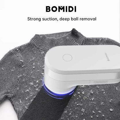 BOMIDI BMQ02 Mini Clothing Hair Ball Fuzz Trimmer الوبر - أبيض