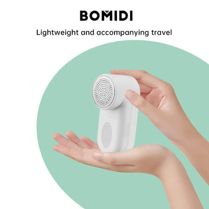 BOMIDI BMQ02 Mini Clothing Hair Ball Fuzz Trimmer الوبر - أبيض