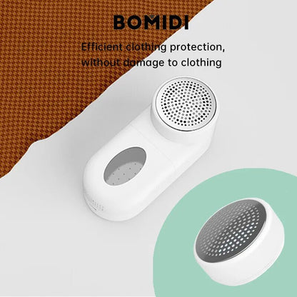 BOMIDI BMQ02 Mini Clothing Hair Ball Fuzz Trimmer Lint Remover - White