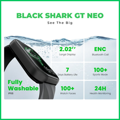 Black Shark GT Neo Smartwatch - Black