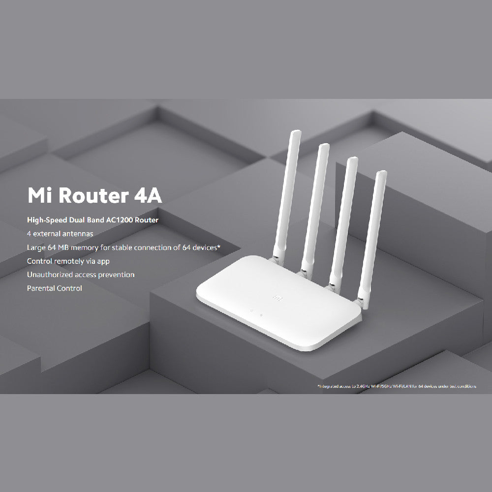 Xiaomi Mi Router 4A High-Speed Dual Band AC1200 Router - White