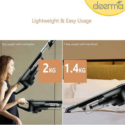 Deerma DX600 2-in-1 Handheld Vacuum Cleaner - Black