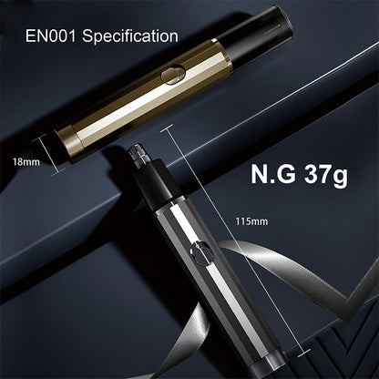Enchen EN001 ماكينة تشذيب شعر الأنف فضية USB، ماكينة تشذيب شعر الأنف الكهربائية - أبيض