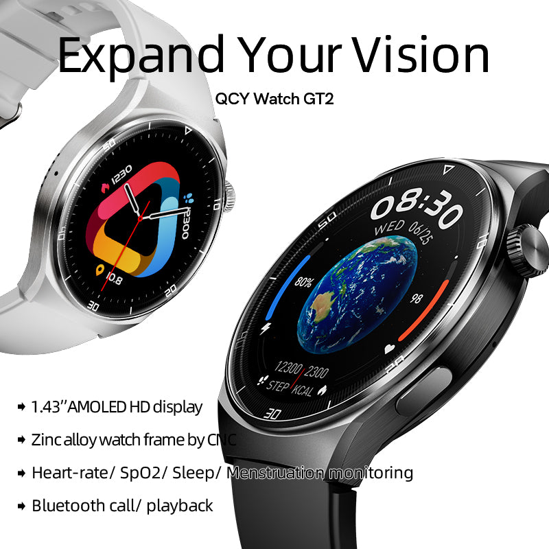 QCY Smart Watch GT2 - Silver