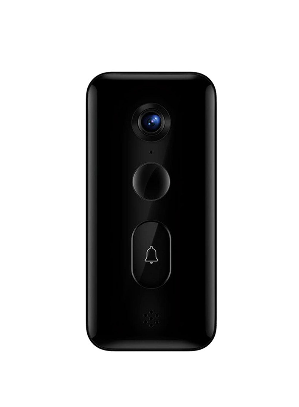 جرس باب Xiaomi Smart Doorbell 3 للأمان مع فيديو 1080 بكسل، رؤية بزاوية واسعة 160 درجة، رؤية ليلية، اكتشاف جسم الإنسان واتصال صوتي ثنائي الاتجاه - أسود