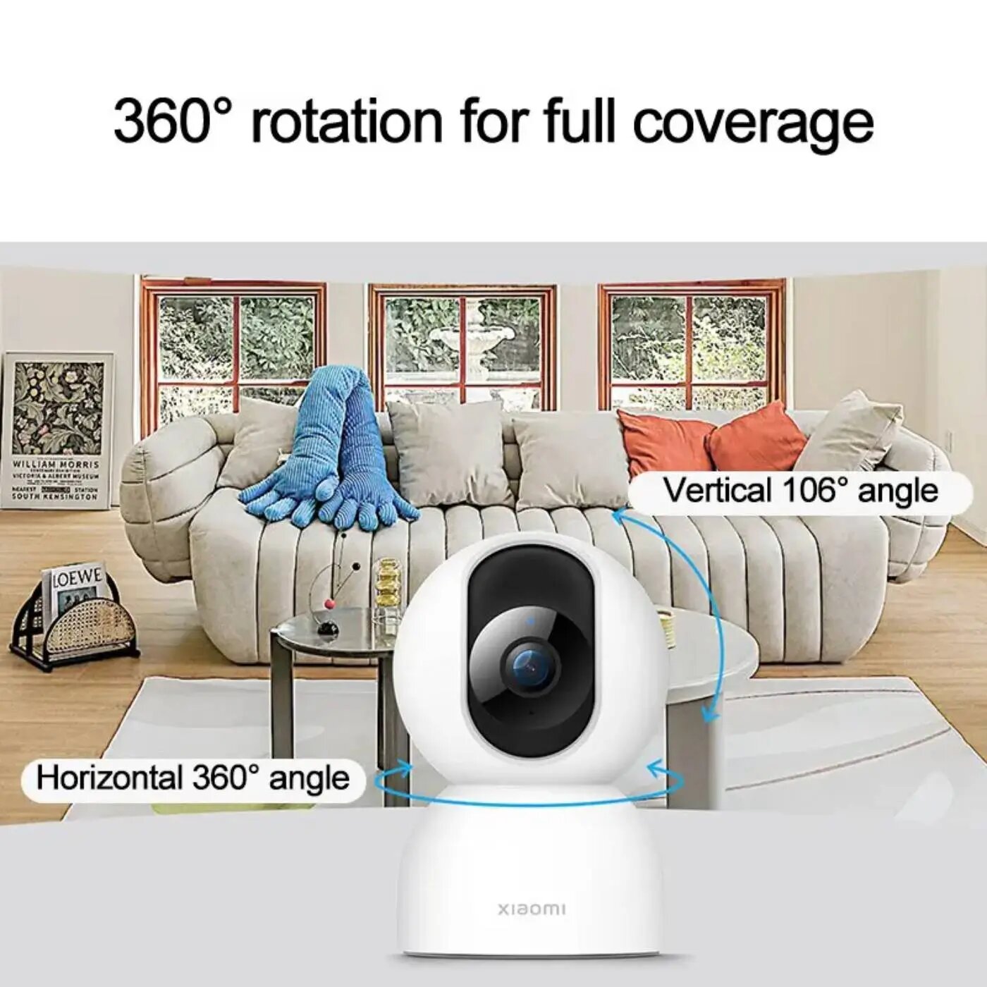 Mi 360 Degree Camera 1080P 360 Degree Panoramic View - White