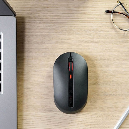 MIIIW MWMM01 Silent Wireless USB Mouse With Three Speed Adjustment - Black