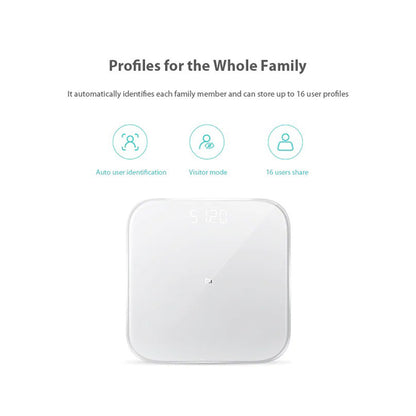 Xiaomi Mi Smart Scale 2 Digital Smart Body Weight Scale - White