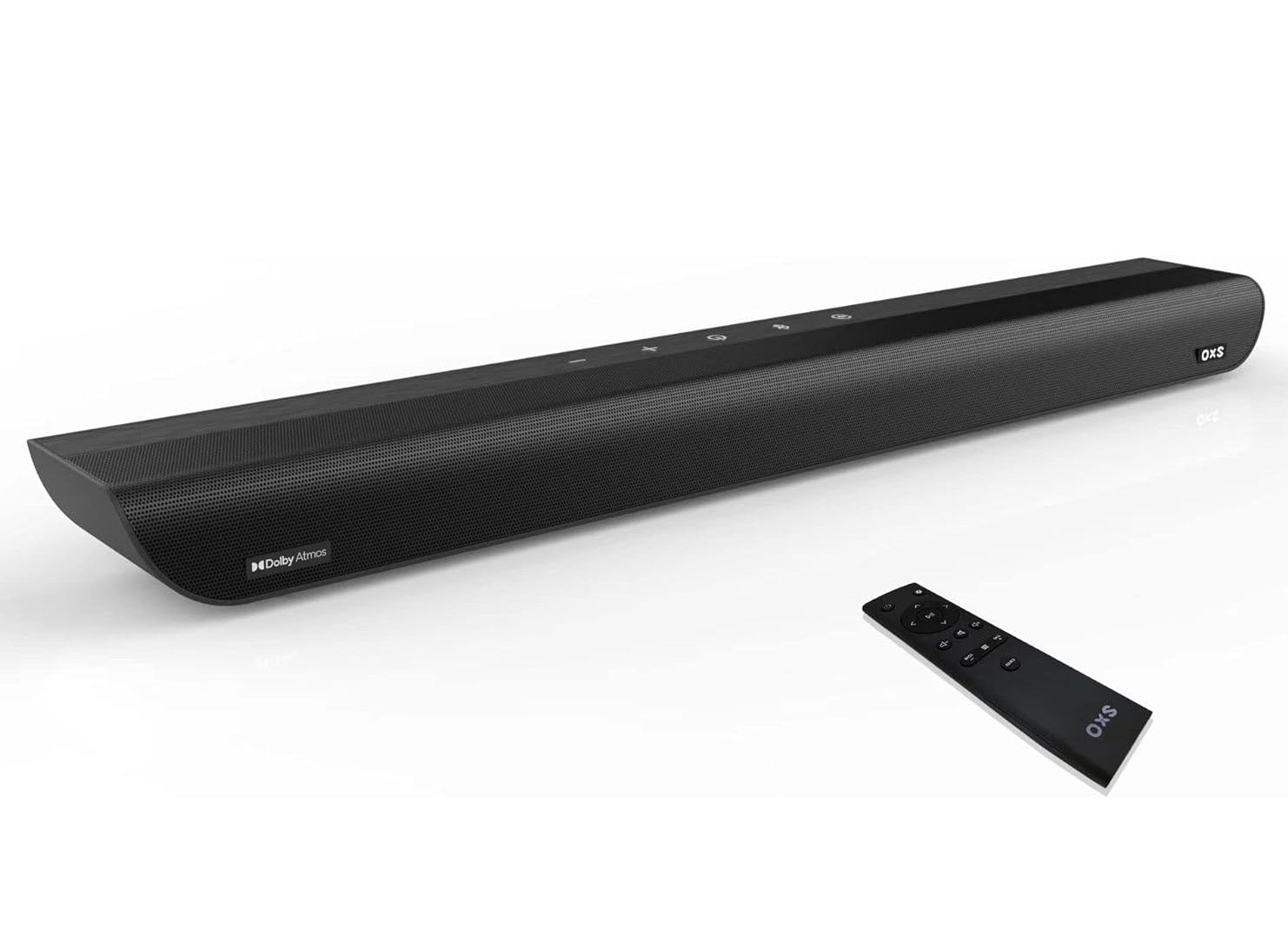 OXS Soundbar S5 With 3.1.2 ch Immersive Dolby Atmos Sound Built-in Subwoofer, Customizable EQ Modes, Bluetooth 5.0 and Multi-wired Connections - Black