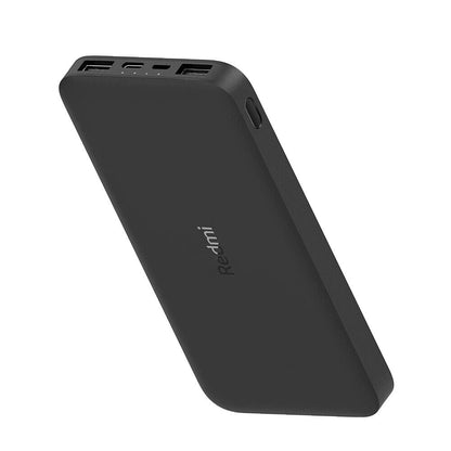 Redmi Slim 10000mAh Power Bank High Capacity Battery Fast Charging Power Bank - Black