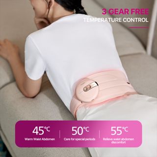 Philips PPM3205B Wireless Hot Compress Waist Massager - Pink