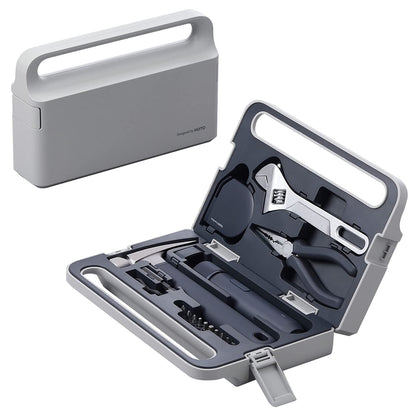 Hoto 5 Pieces Tool Set With 3.6V Electric Screwdriver - Grey