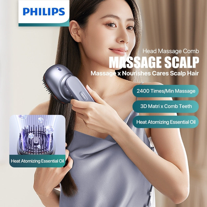 Philips Head Massage Comb PPM1511 - Blue