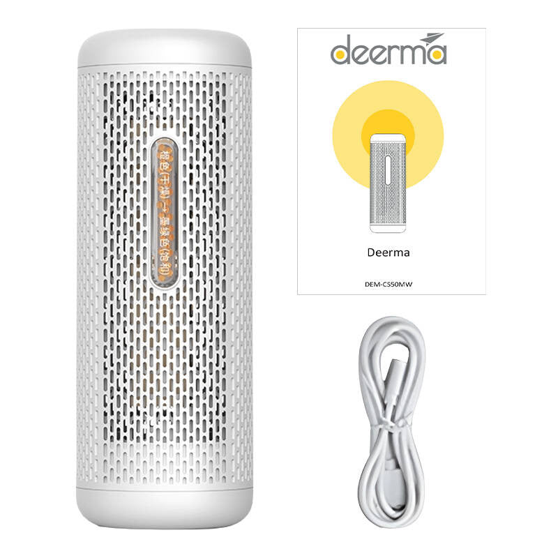 Deerma CS50MW Electric Dehumidifier 20W Power, Compact and Portable Design - White