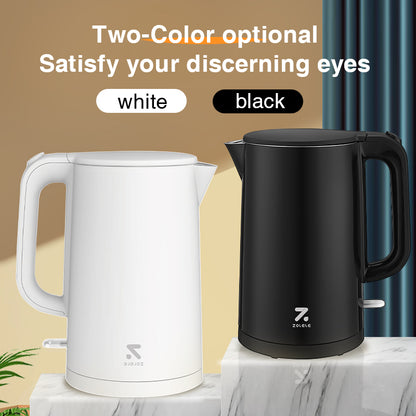 ZOLELE Electric Kettle SH1501B 1.5L Electric Kettle With Rated Power 1500W, Touch Tone Control Mode, Keep Warm Function &  Boil Dry Protection - Black