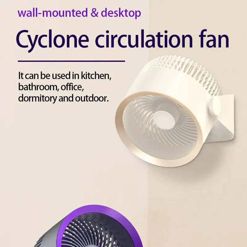 MUXIANG M55 Cyclone Circular Fan Charging Edition With Lightweight - ORRO HOME