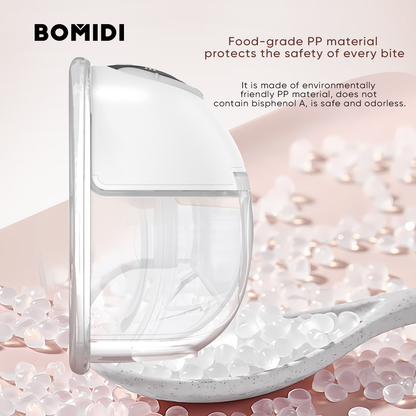 BOMIDI S32 Electric Wearable Breast Pump, Hands Free and Leak Proof Design With LCD Display