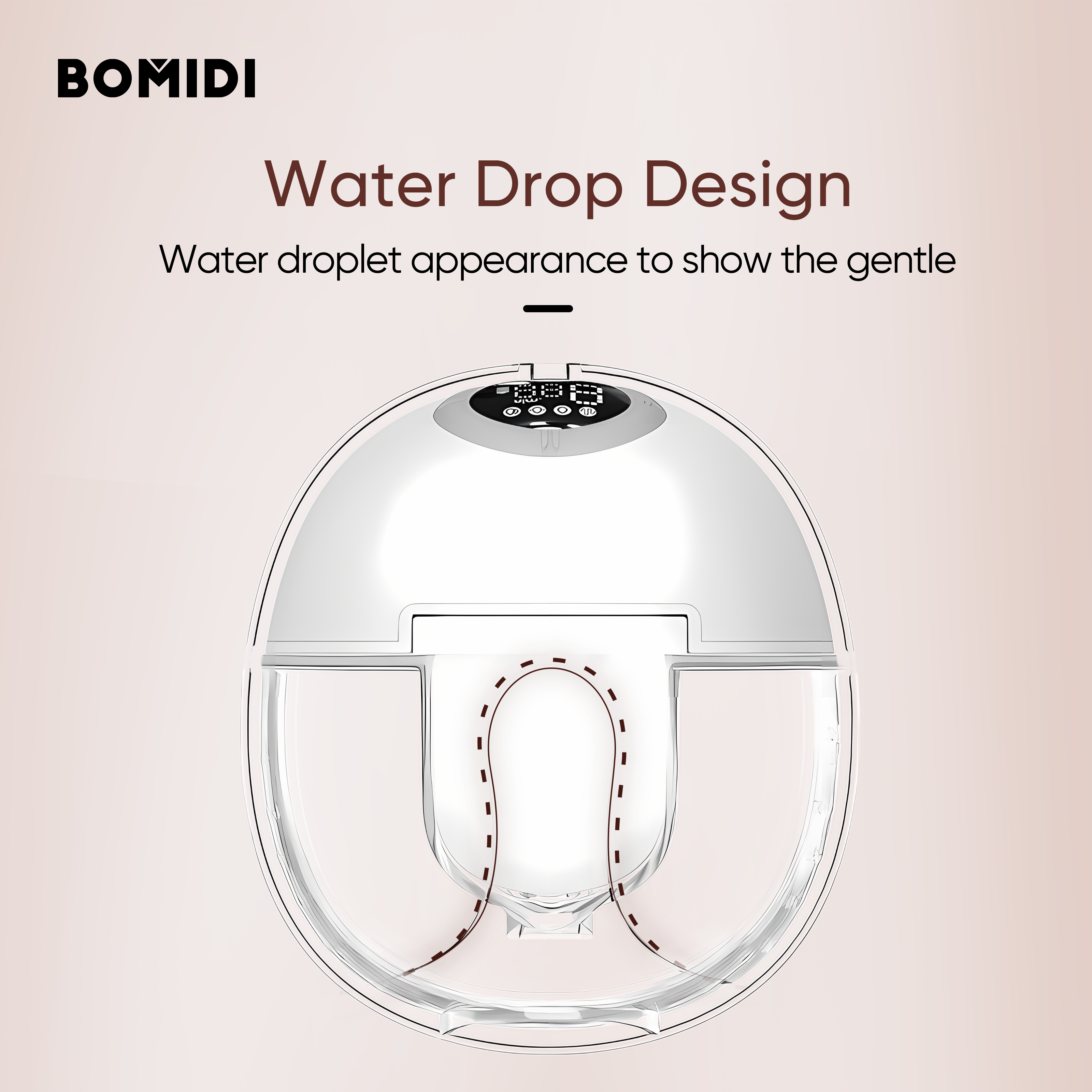 BOMIDI S32 Electric Wearable Breast Pump, Hands Free and Leak Proof Design With LCD Display