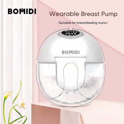 BOMIDI S32 Electric Wearable Breast Pump, Hands Free and Leak Proof Design With LCD Display