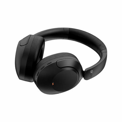 QCY H4 Headphone, Over-Ear Design, Hi-Res Audio, Crystal Clear Call with 43dB Noise Cancellation, Bass Mode, Bluetooth 5.3 Strong Connectivity, 70 Hours Battery Life and Multi Point Connection - Black