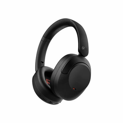 QCY H4 Headphone, Over-Ear Design, Hi-Res Audio, Crystal Clear Call with 43dB Noise Cancellation, Bass Mode, Bluetooth 5.3 Strong Connectivity, 70 Hours Battery Life and Multi Point Connection - Black