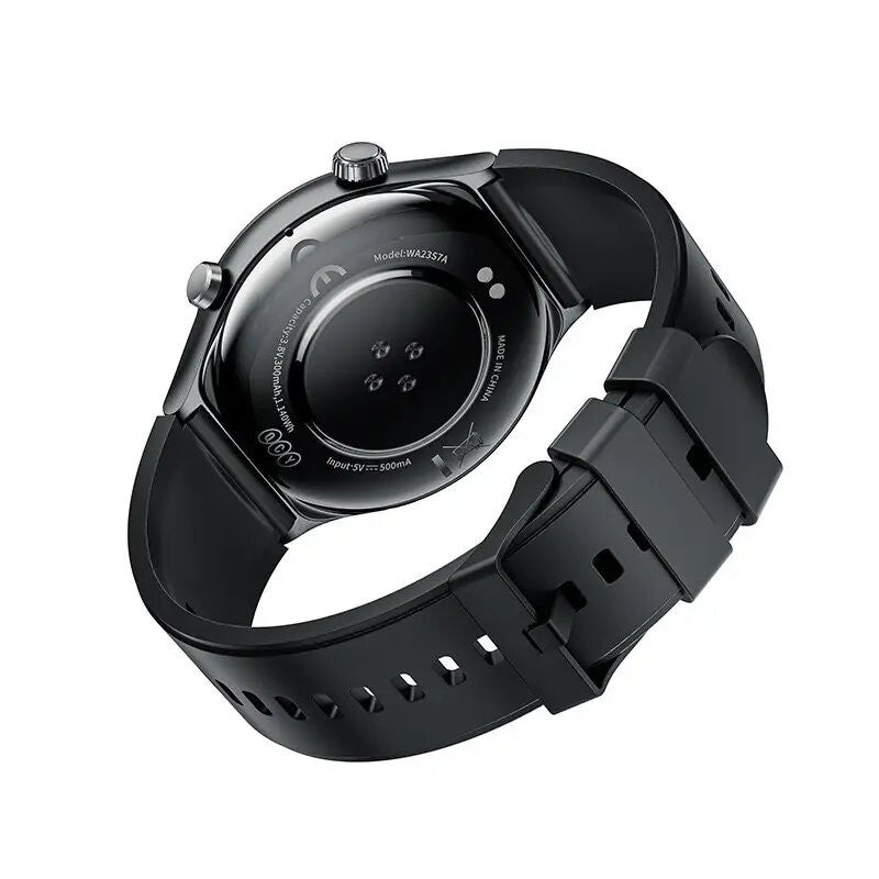 QCY Active GT Bluetooth Calling Smart Watch, Sleek and Stylish Design - Black