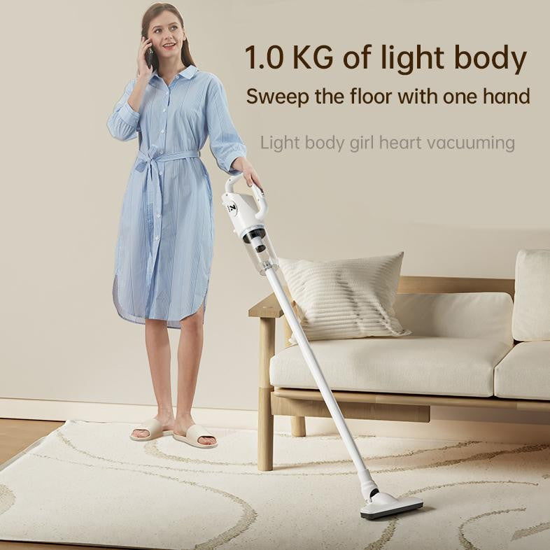 ZOLELE WV101 Cordless Vacuum Cleaner, 3 in 1 Vacuum Cleaner - White - ORRO HOME