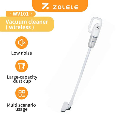 ZOLELE WV101 Cordless Vacuum Cleaner, 3 in 1 Vacuum Cleaner - White - ORRO HOME