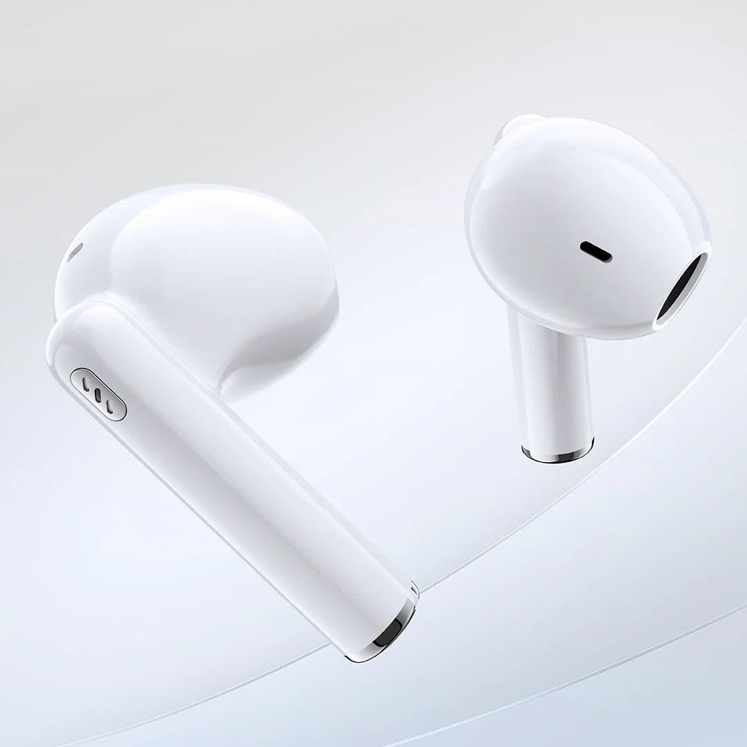 Haylou X1 PLus T013 True Wireless Earphone,12mm Dynamic Driver, Bluetooth 5.4 Stable Connection, 4-mic ENC for Calls, Mono/Stereo Mode, 24-hour Battery Life and Ultra-low Latency Smooth Gaming - White