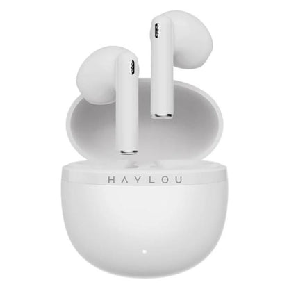 Haylou X1 PLus T013 True Wireless Earphone,12mm Dynamic Driver, Bluetooth 5.4 Stable Connection, 4-mic ENC for Calls, Mono/Stereo Mode, 24-hour Battery Life and Ultra-low Latency Smooth Gaming - White