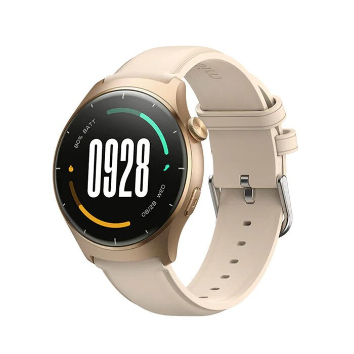 Mibro Lite 3 Smart Watch With Dual Strap, 1.32-inch AMOLED HD Screen Display - Gold