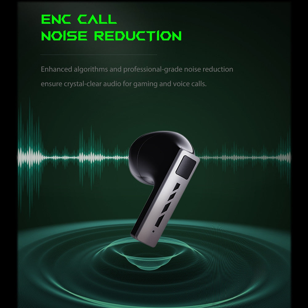 Black Shark Earphone T11 With Low Latency Mode, Metallic Design