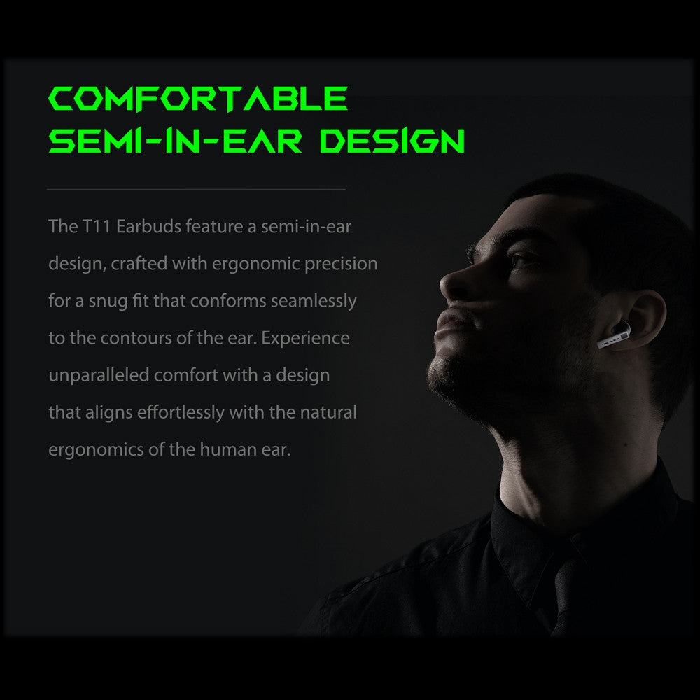 Black Shark Earphone T11 With Low Latency Mode, Metallic Design