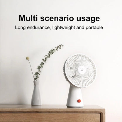 Xiaomi ZMYDFS01DM Rechargeable Mini Fan Long Battery Life 4000mAh - White - ORRO HOME