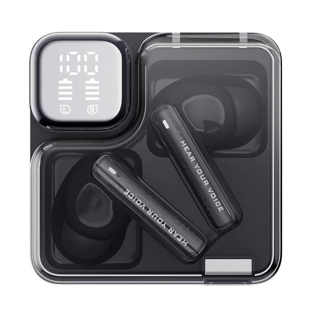 QCY MeloBuds Neo Wireless Earphone,Transparent & LED Power Display