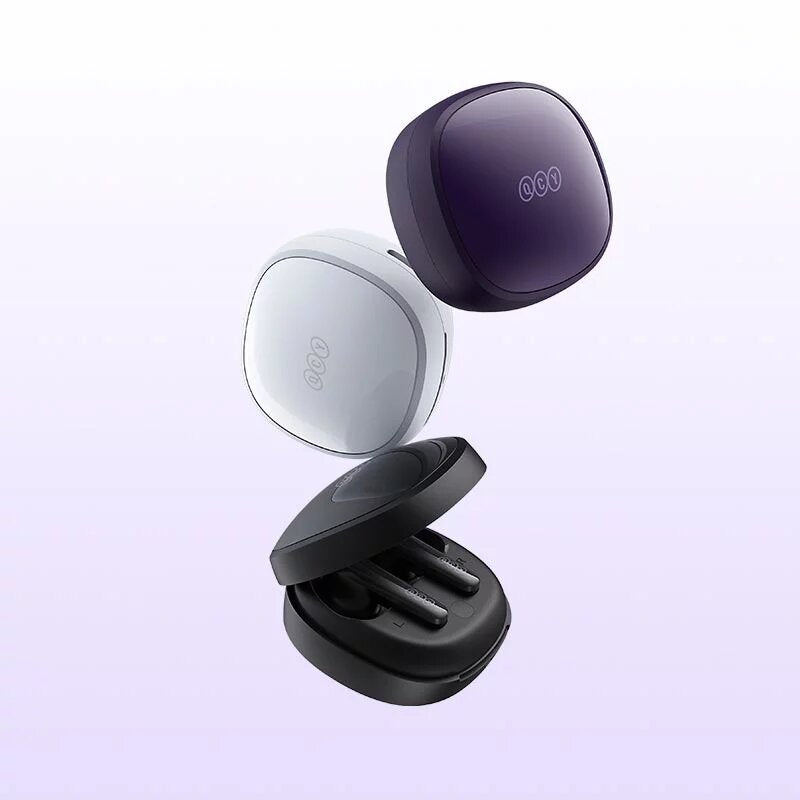 QCY T13X TWS Wireless Earbuds - Purple