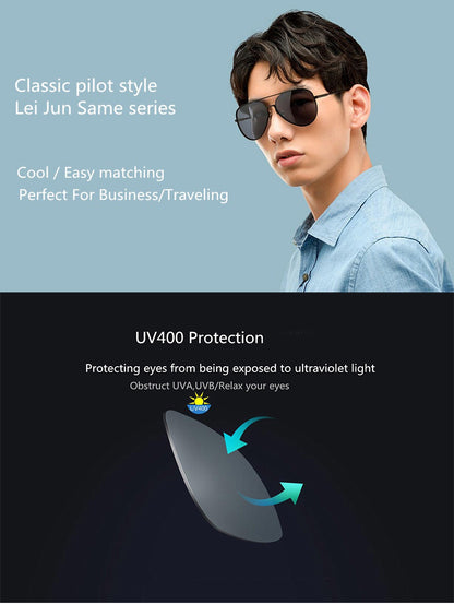 Xiaomi Mijia Pilot Navigator Sunglasses TYJ02TS - Grey