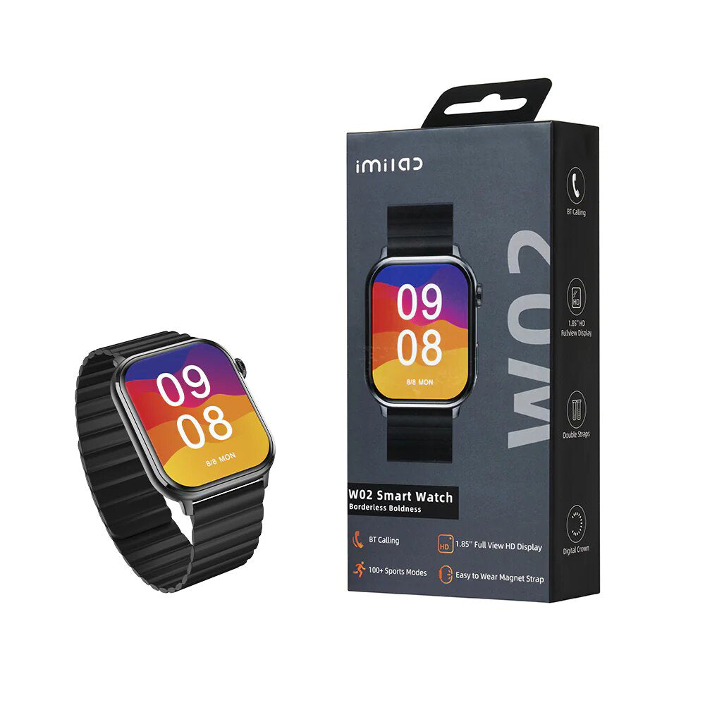 Imilab W02 Smart Watch 1.85-inch - Black
